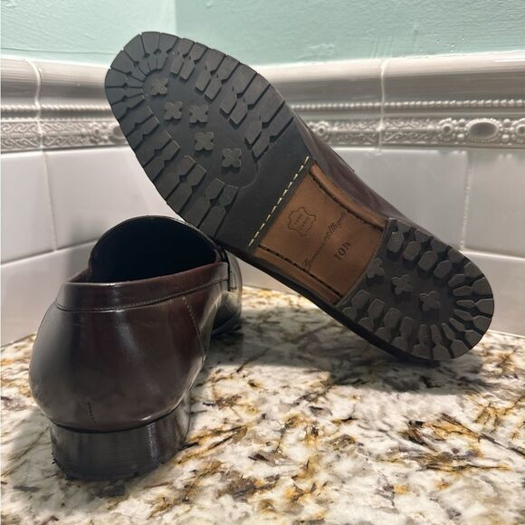 Belvedere Gerald Alligator Bit Loafers Chocolate Brown - Picture 5 of 5